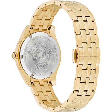 damen uhr versace|Versace greca time lady.